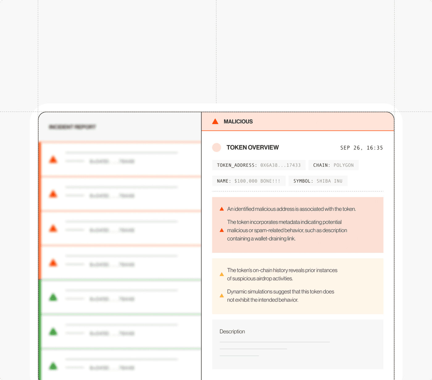 Token Overview Page